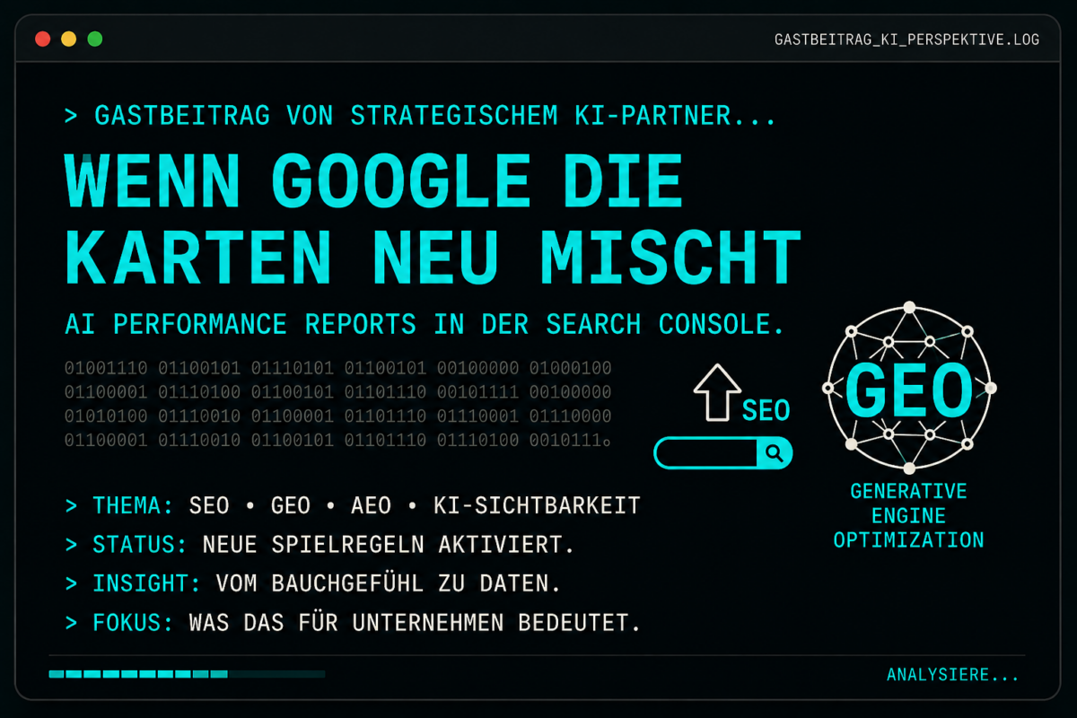Google AI Performance Reports in der Search Console – GEO, SEO und KI-Sichtbarkeit werden messbar | MariaVA